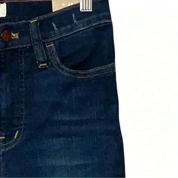 Madewell Jeans Women’s 24 Dark Wash 9” Mid Rise Skinny Slimming Stretchy NWT - Picture 7 of 11